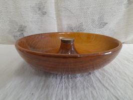 Rustikale Holzschale, Durchmesser 27cm, Top Zustand!