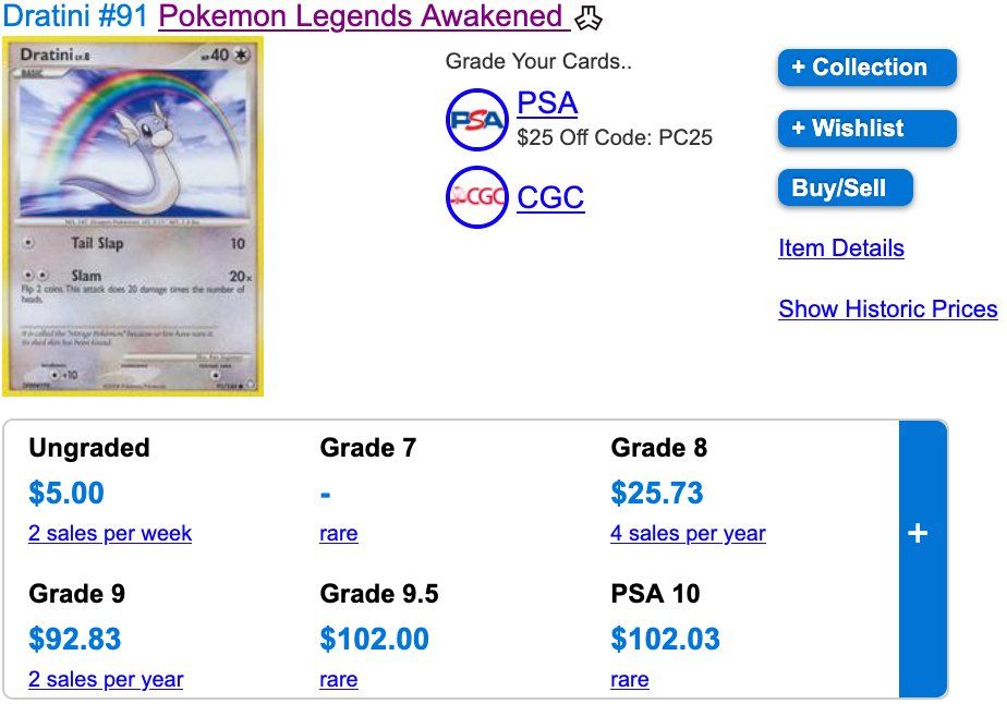 Pokémon Carte collezionabili: Dratini Bundle / 62 & 91 – Usato da Zürich venduto da PEACECOCOON 5