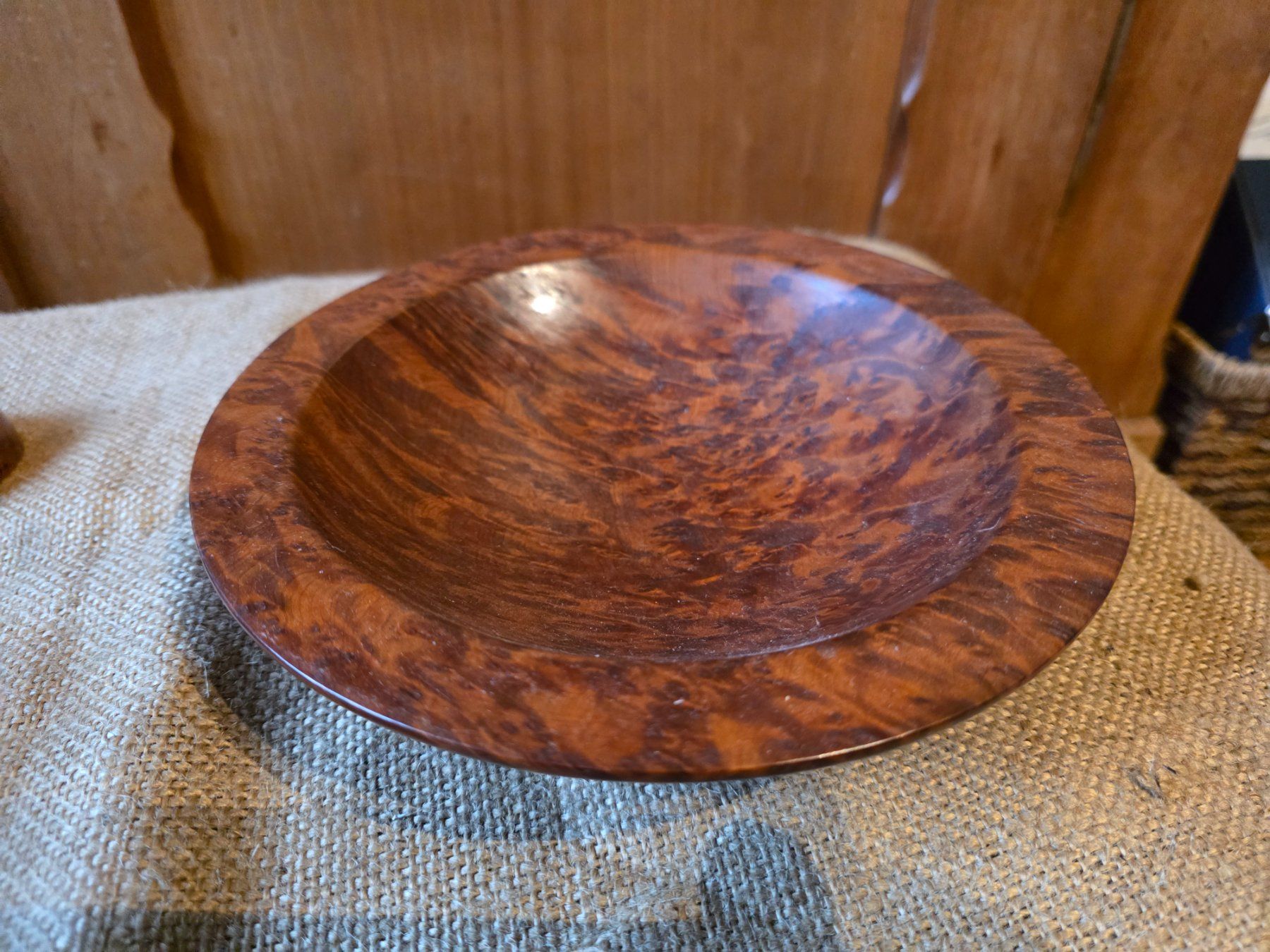 Schalen: wunderbare Holz Schale Teller  21cm x 5,5 cm – Gebraucht aus Walterswil BE von Lonitti 3