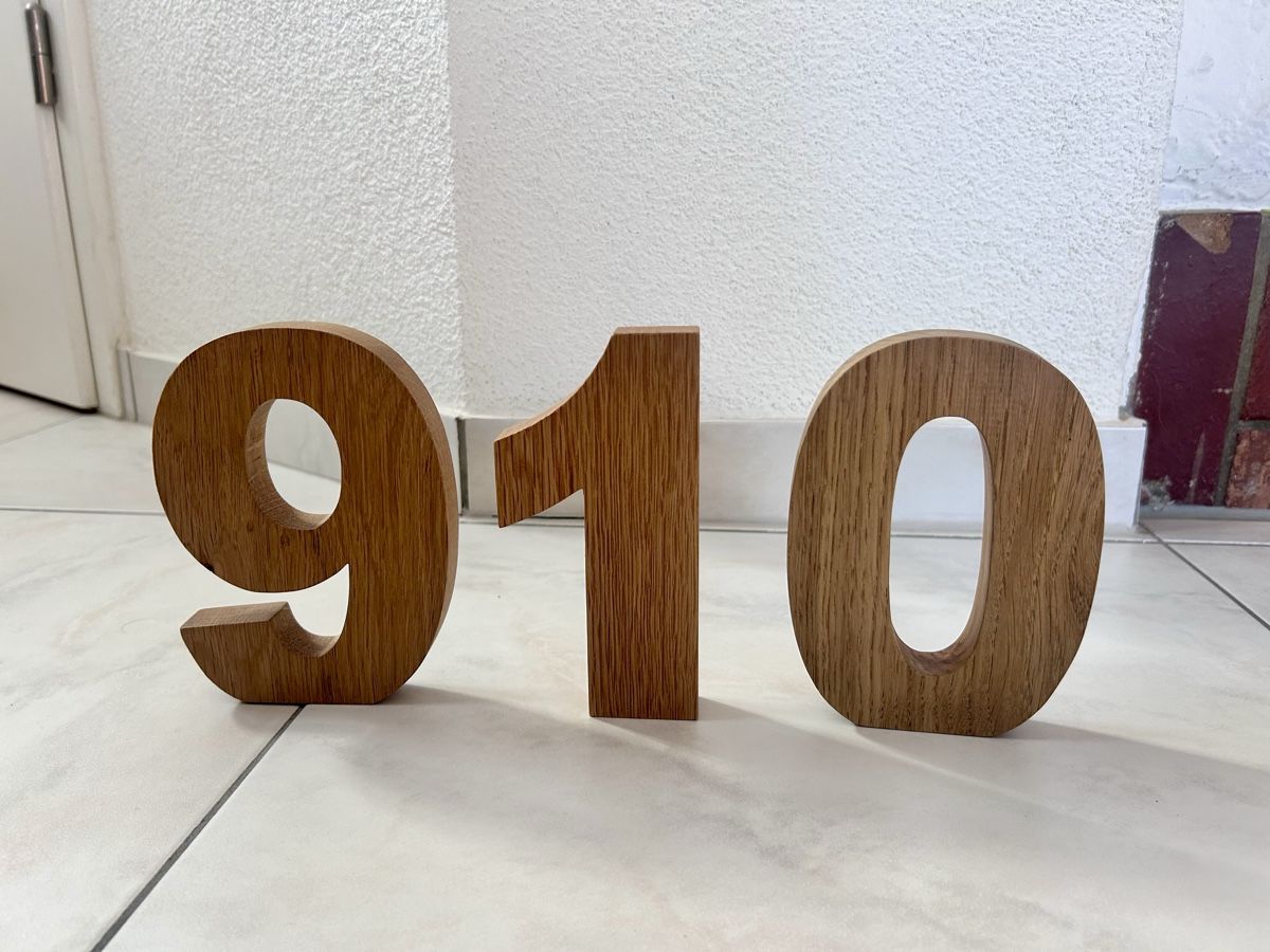 Articoli in legno: Holznummer - Large Wooden Table Numbers (wedding, party) – Usato da Rüti ZH venduto da JB_8630 3