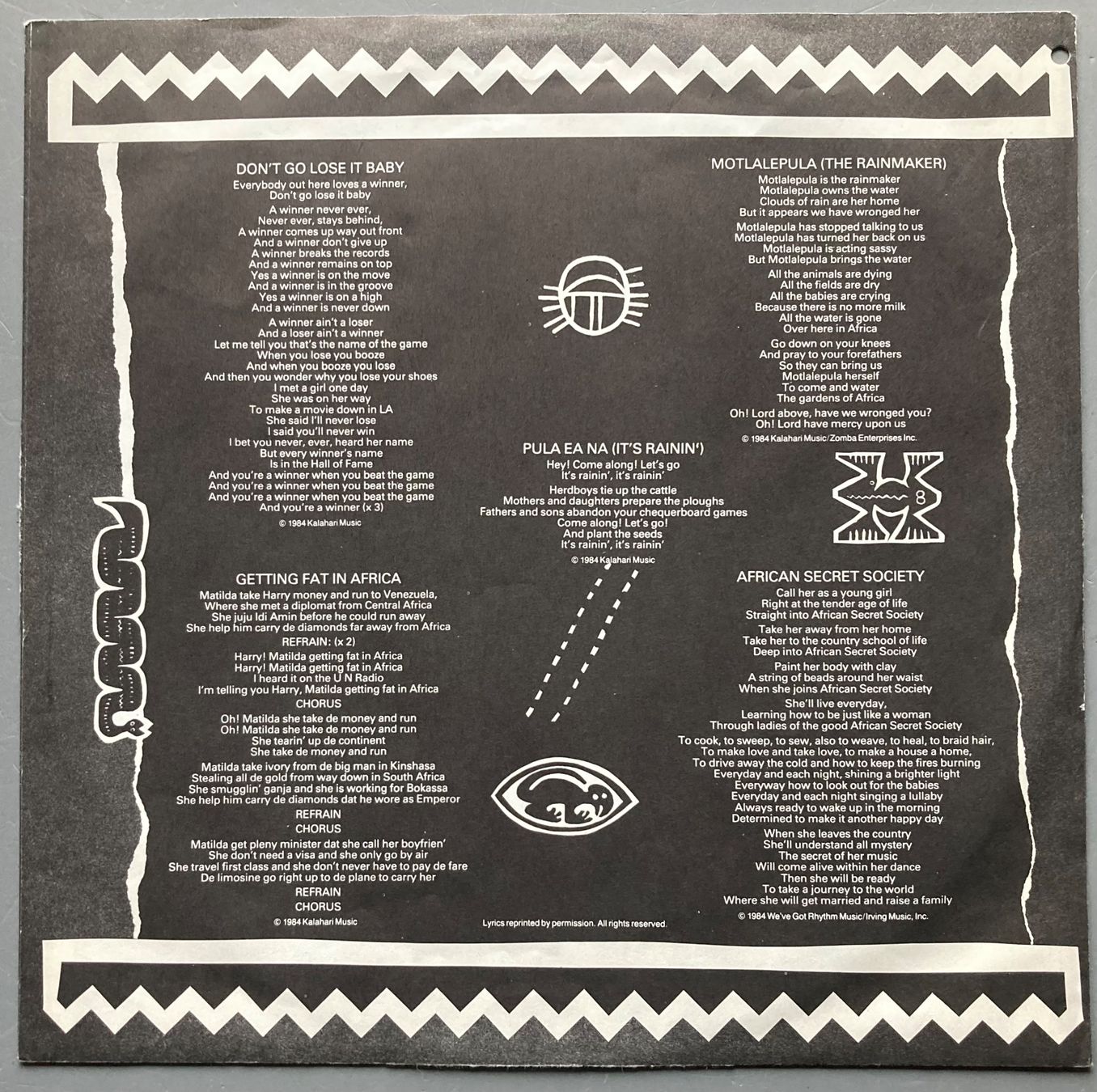 Schallplatten: HUGH MASEKELA - TECHNO-BUSH – Gebraucht aus Poliez-Pittet von Newtown-Records 2