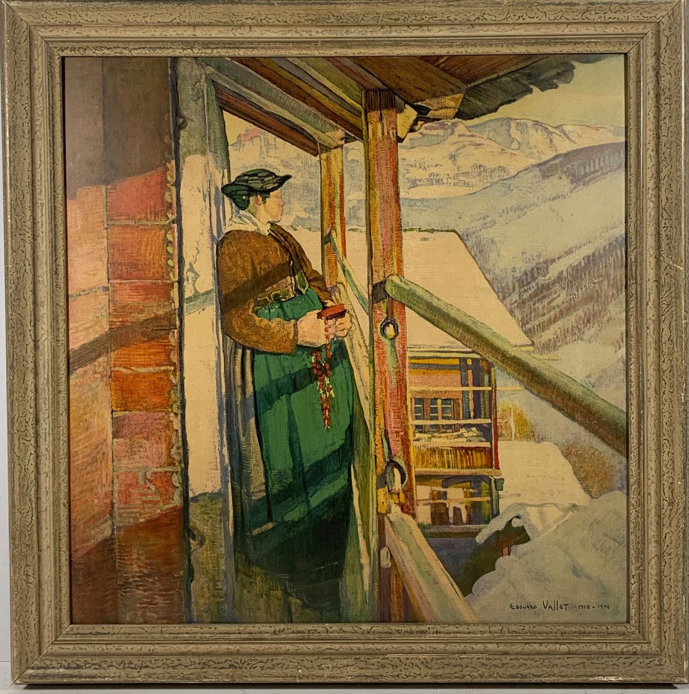 Grafiken & Lithographien: Edouard Vallet  (1876-1929) Lithographie – Gebraucht aus Root von