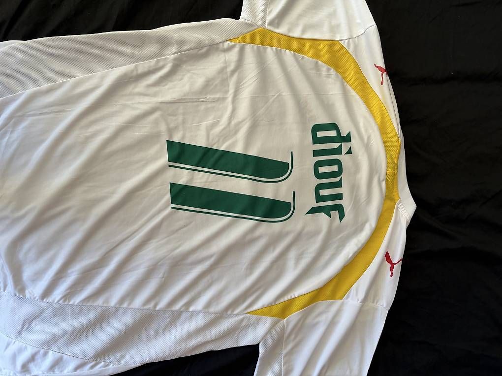 Leibchen & Hosen: Sénégal - Maillot L - Diouf Nr 11 – Gebraucht aus Geneve von tom_d7f8 1