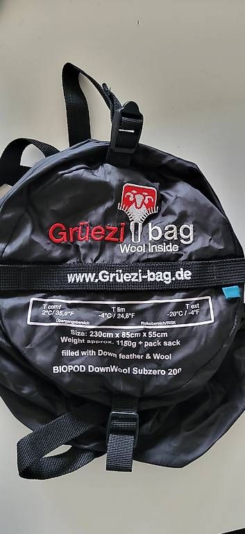 Sacchi a pelo: Schlaffsack Grüezibag Downwool Subzero 200 – Usato da Zug venduto da Murijan 2