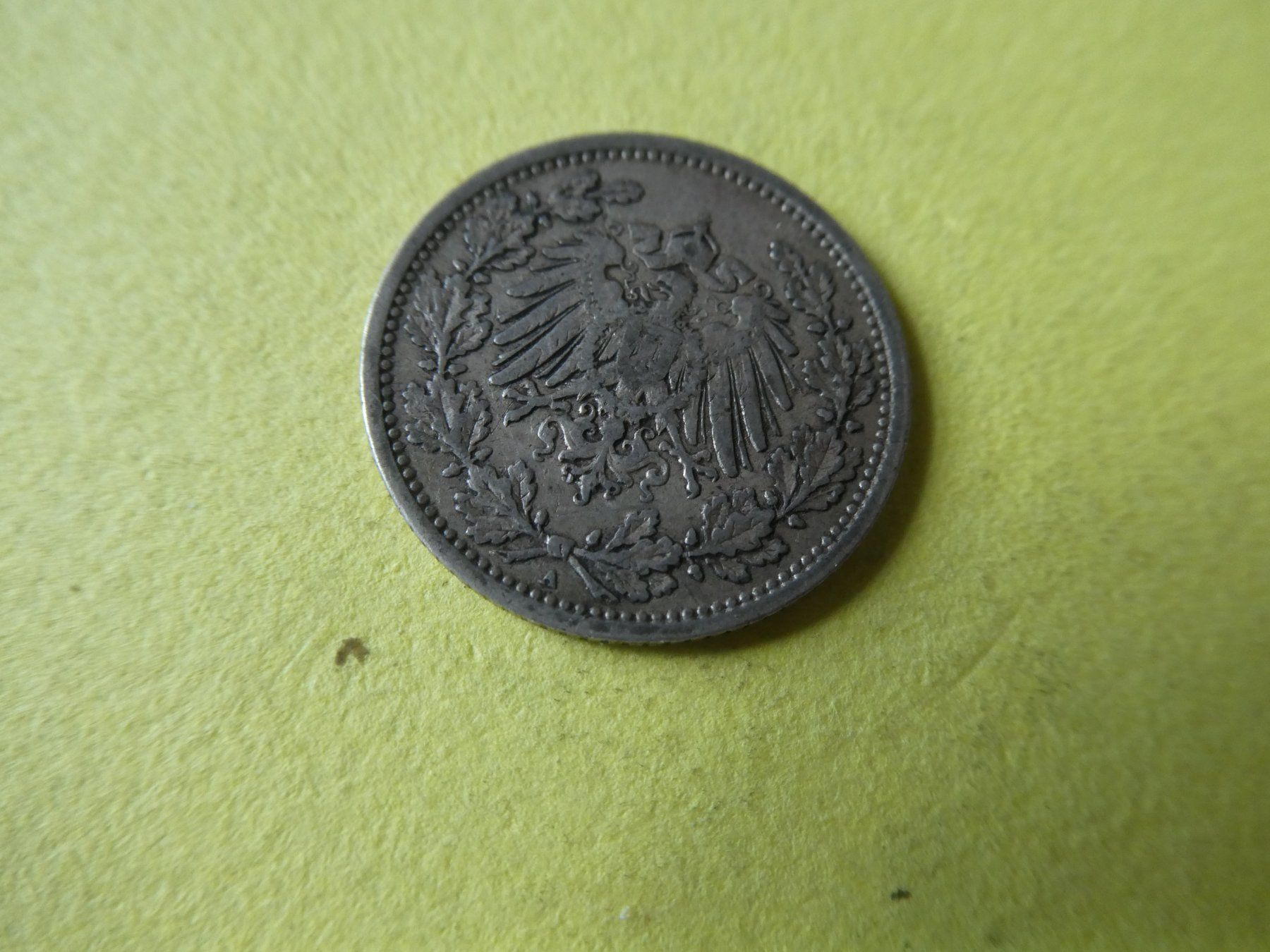 Tutti le monete: Dt. Reich 1905 A 1/2 Silbermark – Usato da Hinterforst venduto da Rohusri 1