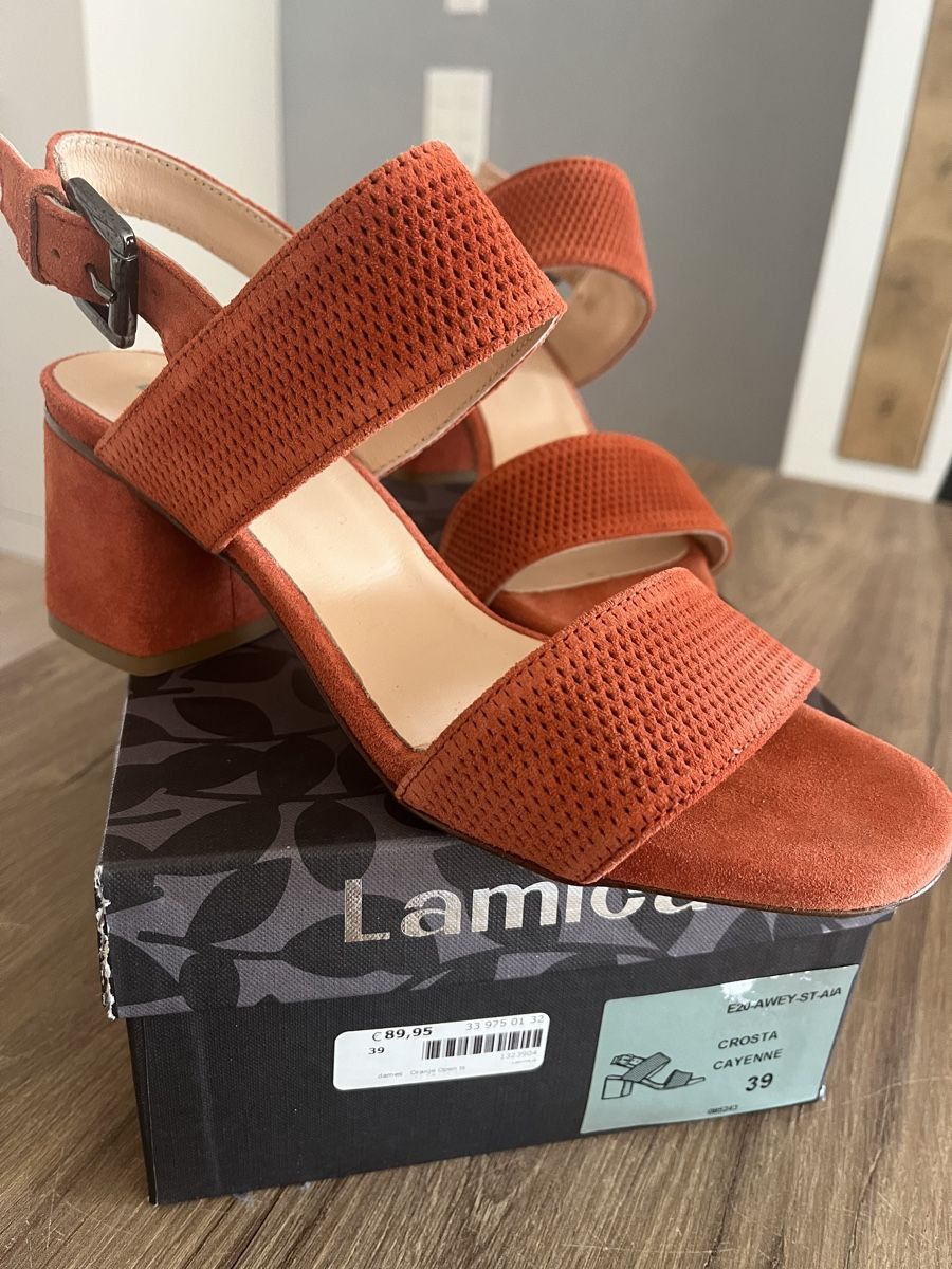Damenschuhe: Stylish Lamica Suede Leather Sandals, Size 39 – Neu und originalverpackt aus Zürich von cme_ft9l 4