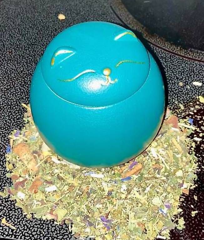 Tutte le decorazioni: Niedliche Teekatze – Usato da Hettlingen venduto da MissZotti 1