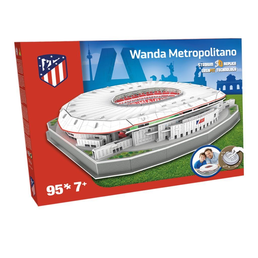 Puzzle: Atletico Madrid Stadion 3D Puzzle – Nuovo e nell'imballaggio originale da Wil SG venduto da Football-Legends 1