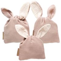 3 Oster Hasenbeutel Musselin Beige