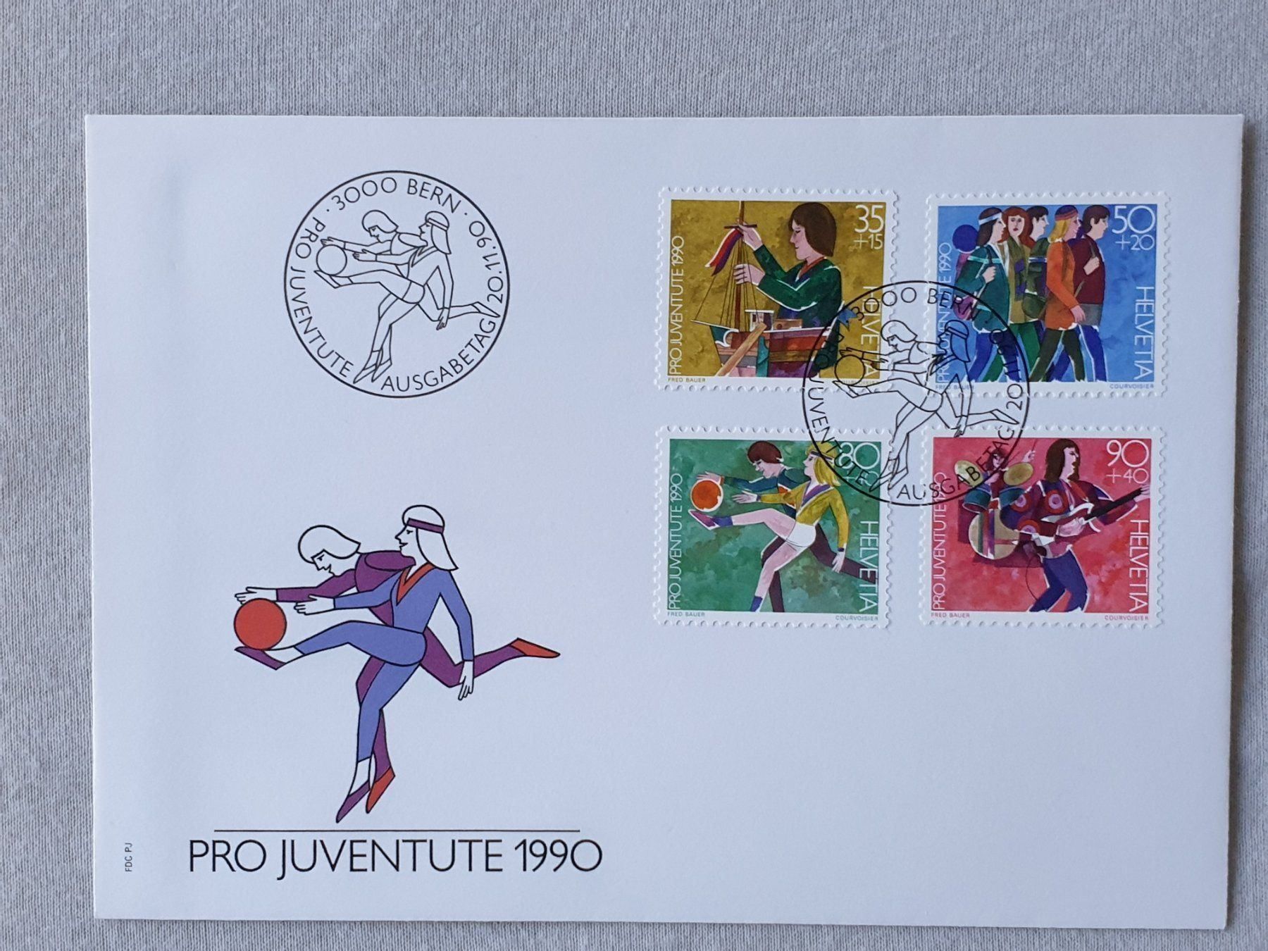 Tutti i francobolli: (191) Pro Juventute 1990 mit ET Stempel – Usato da Schwarzhäusern venduto da Inot3 1