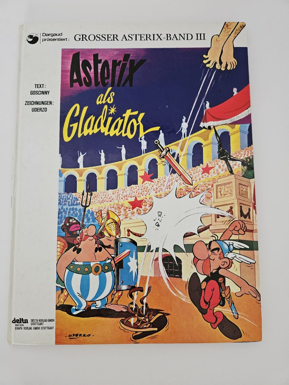 Fumetti: Asterix und Obelix : Asterix als Gladiator / Hardcover 1969 – Usato da Oberdorf BL venduto da BaldenEagle