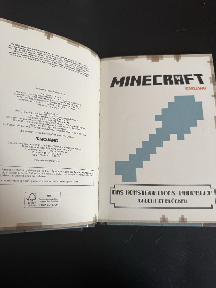 Livres: Minecraft Handbuch – Neuf (Voir description) à Thalwil par MB-7 5