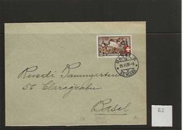 timbre enveloppe avec Pro Patria B2