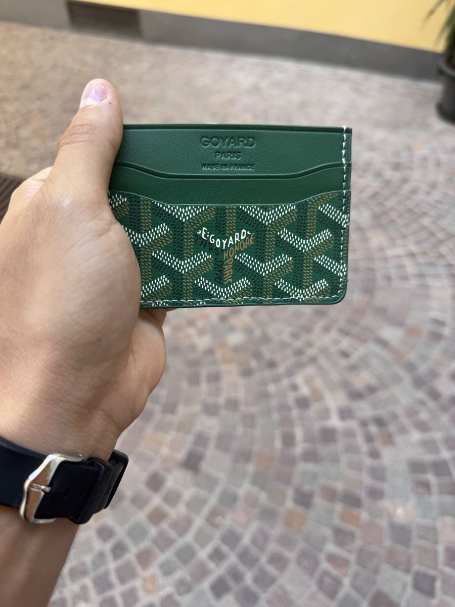 Goyard Brieftaschen: Goyard Saint-Sulpice Card Holder Green – Neu und originalverpackt aus Caviano von reselleo21 4