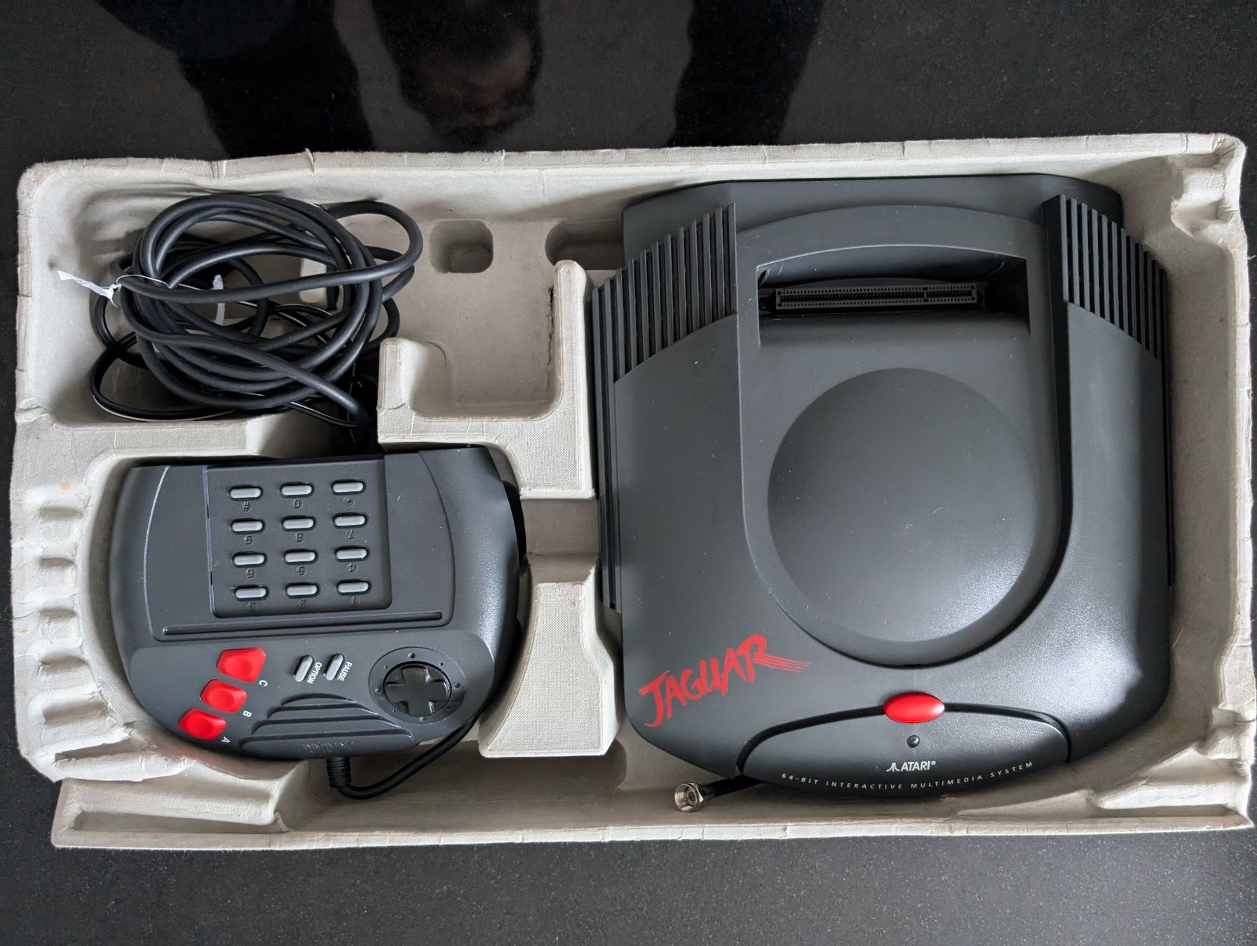 Atari Console: ATARI JAGUAR KONSOLE (US) + 3 SPIELE!!! – Usato da Spiegel b. Bern venduto da Natix 6
