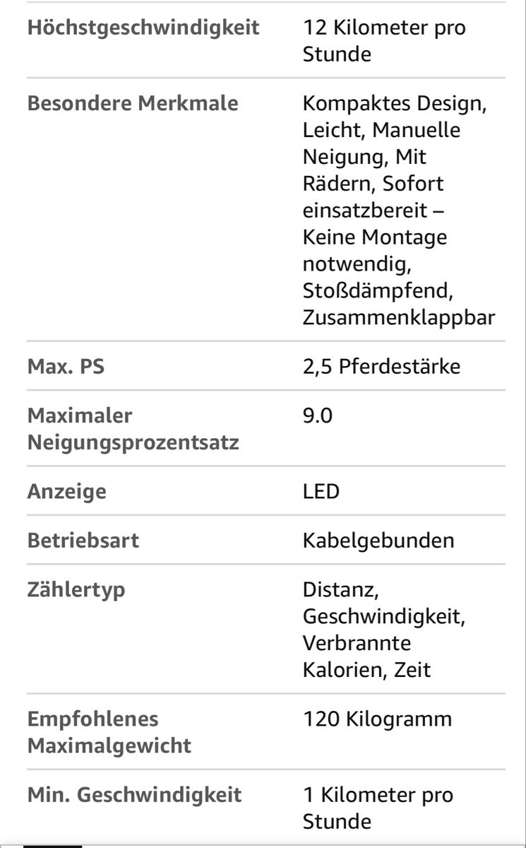 Laufband homeTro klappbar bis 12 km/h (Neuf (Voir description)) à ...