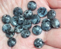 Cabochon Set X-678 – 20 Stück Larvikite 10x10mm