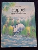 Hoppel lernt schwimmen, Kinderbuch von Marcus Pfister