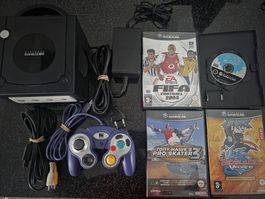 Gamecube avec 4 jeux