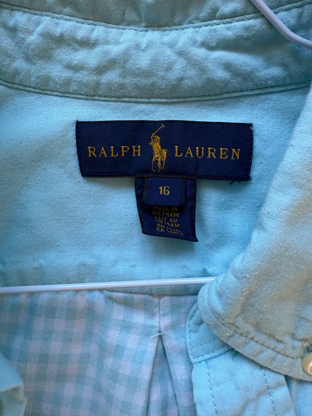 Ralph Lauren Hemden, T-Shirts & Polos: Ralph Lauren Hemd hellblau Grösse 152 – Gebraucht aus Buchs ZH von gavvier 3