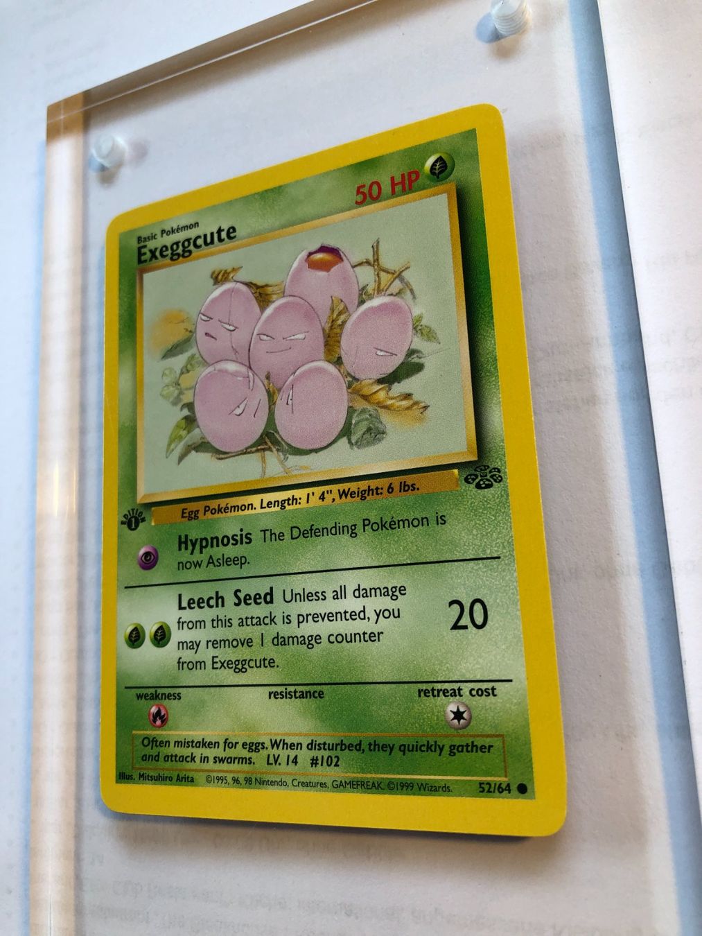 Cartes à collectionner: Exeggcute 1st Jungle - NM - ab 1.- – D'occasion à Giubiasco par dan_pr8b 2