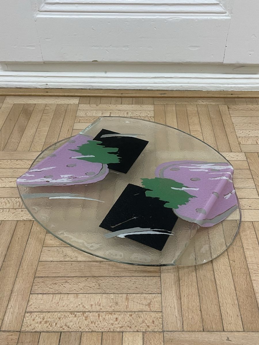 Servierplatten: 80s Design Glas Serviertablett vintage Design Glasplatte – Gebraucht aus Zürich von Vintagewiesel 6