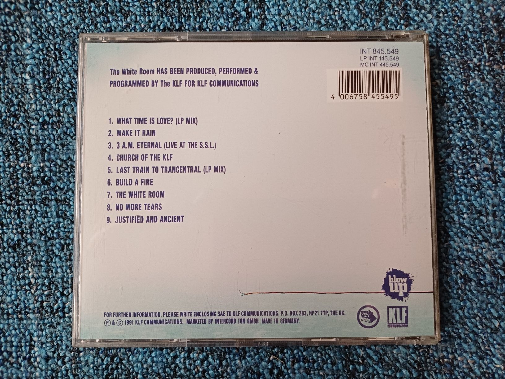 CD: The KLF "The White room" CD – Usato da Begnins venduto da Drastic-Sound 1