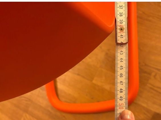 Vitra Sedie: Vitra EVO-C Jasper Morrison 2020 Design Stuhl, orange, – Nuovo (secondo la descrizione) da Weissbad venduto da FlickflauderY 2