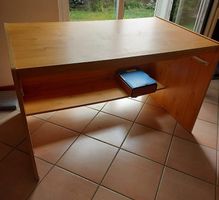 Scrivania color legno chiaro 124 x 72cm