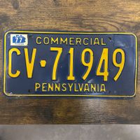 🇺🇸 1977 Vintage U.S. Autoschild - Pennsylvania CV-71949