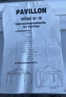 Faltpavillon/ Partyzelt 3x3 m