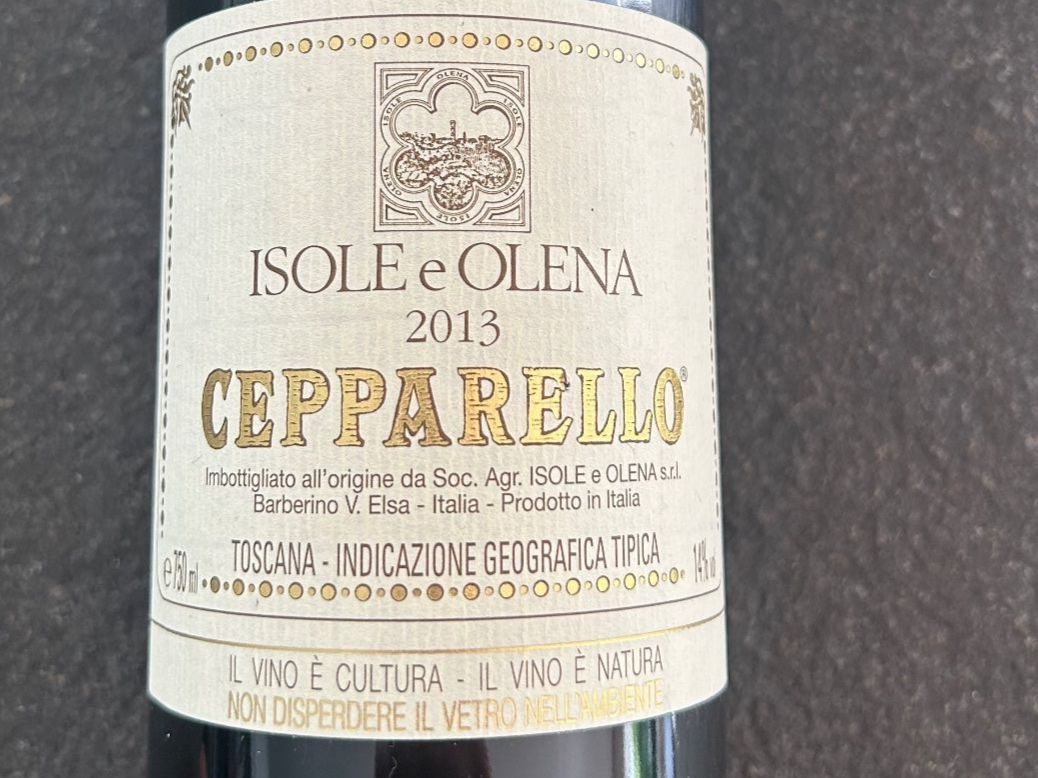 Wein: 2013 Isole e Olena, Cepparello, 0,75l – Gebraucht aus Wettswil von ene_8wkc 1
