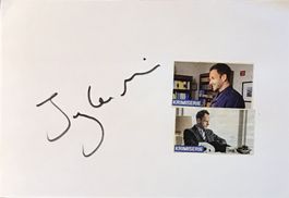 Jonny Lee Miller Autogramm signiert Karte mit Bild 10x15cm