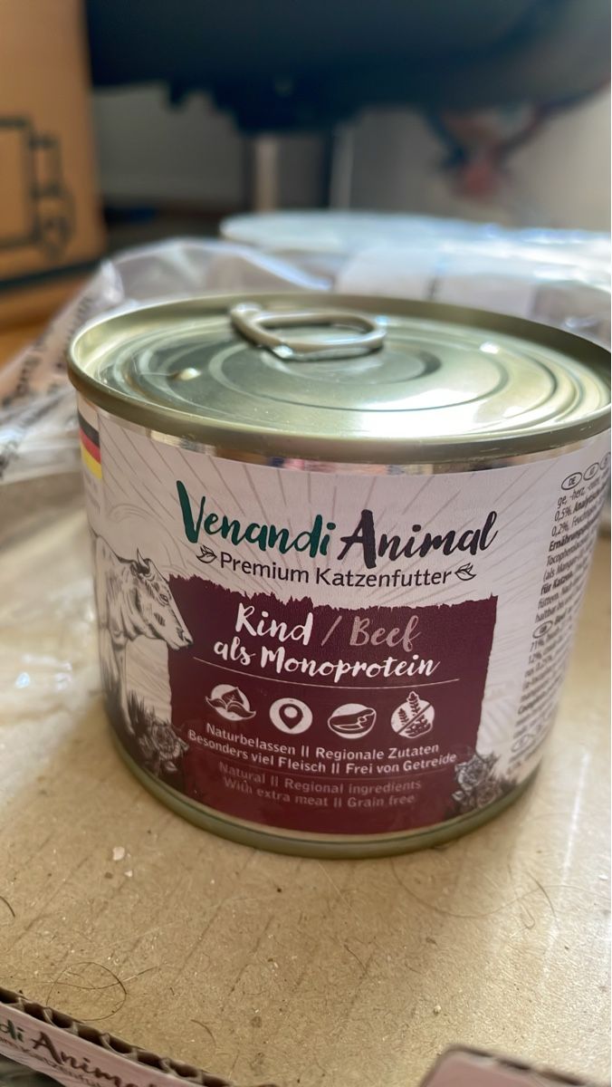 Mangimi: Venandi Animal Premium Katzenfutter - Rind Beef, Monoprotein – Nuovo e nell'imballaggio originale da Zürich venduto da rebeccapa