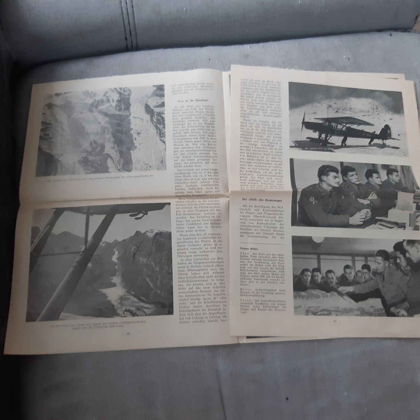 Cartoline postali: Axalp Ebenfluh Schweizer Luftwaffe – Usato da Giffers venduto da attila07 2