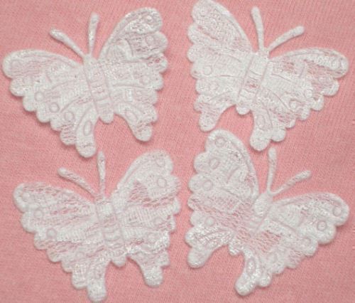 Altra biancheria intima: 10 papillon en dentelle BLANC 3.2 cm – Nuovo e nell'imballaggio originale da St-Imier venduto da goodber