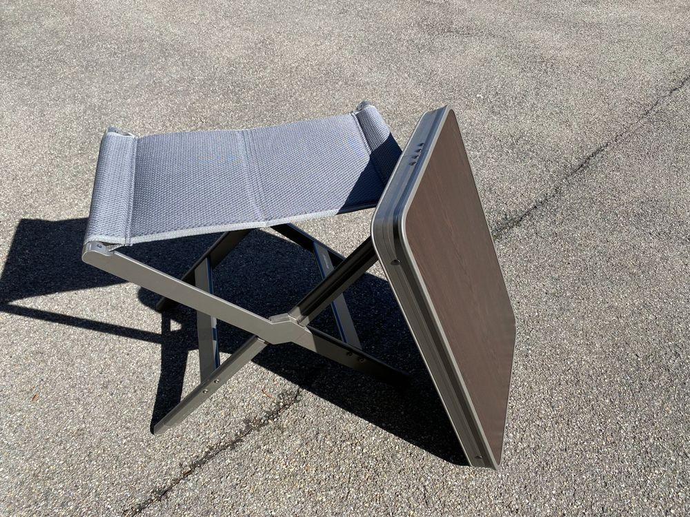 2x Campinghocker mit Tischplatte von Westfield Kaufen auf Ricardo