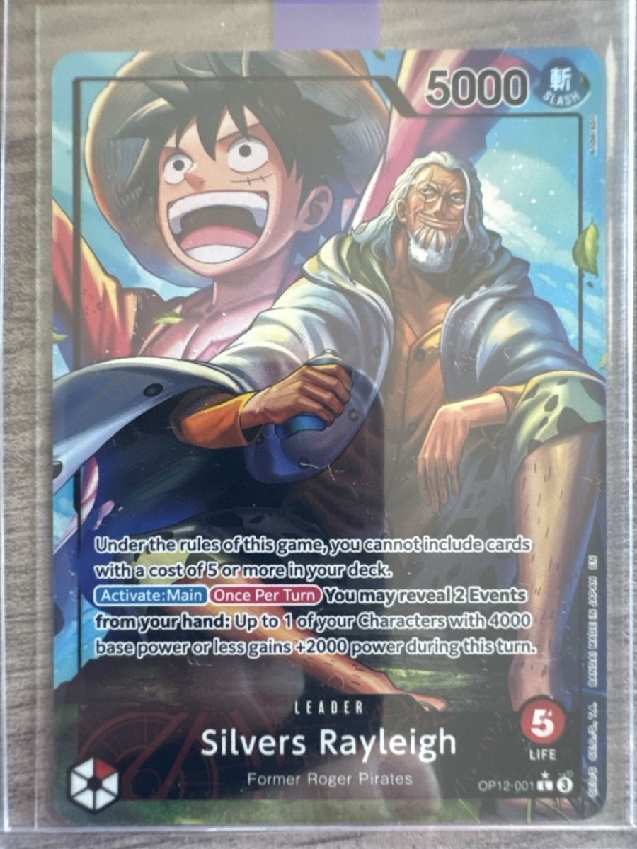 Bandai Sammelbilder & Trading cards: One Piece TCG OP12-009 Silvers Rayleigh L AA – Neu (gemäss Beschreibung) aus Luzern von kel_k28d
