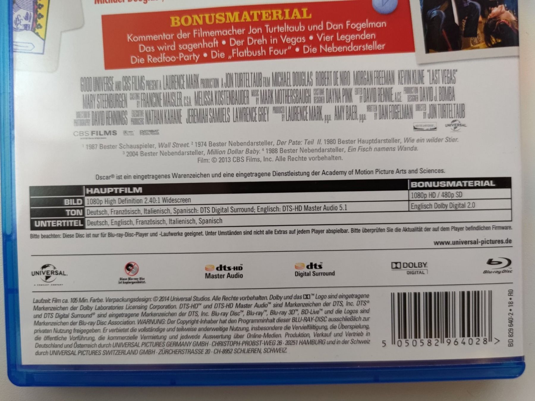 Tutti i DVDs: Last Vegas – Usato da Liestal venduto da Kratzilla 3