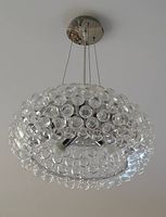 Hängelampe / Deckenlampe mit Kristalloptik