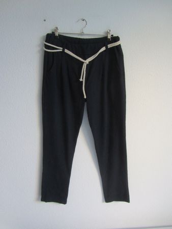 Hose dunkelblau locker - S