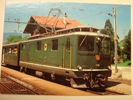 SBB Brünigbahn HGe 4/4 1991 am 23.7.1980