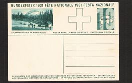 Bundesfeierkarte 1931 , Nr. 53 e *