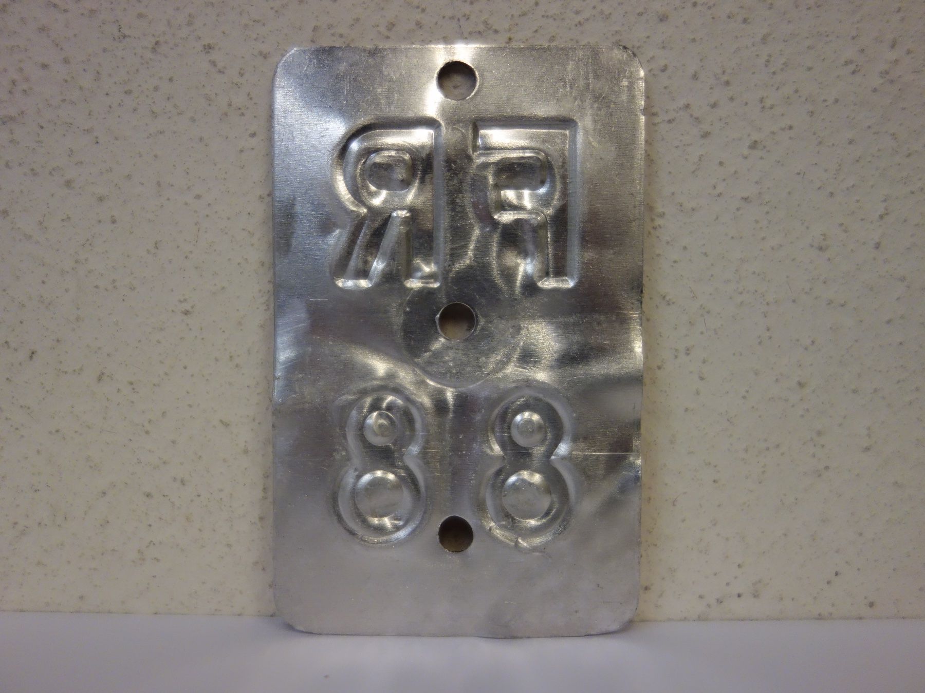 Schilder: FR 88 VELONUMMER - FAHRRADSCHILD – Gebraucht aus Kerzers von zimmergruen 1