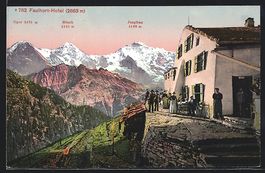 Grindelwald, Berghotel Faulhorn mit Gebi