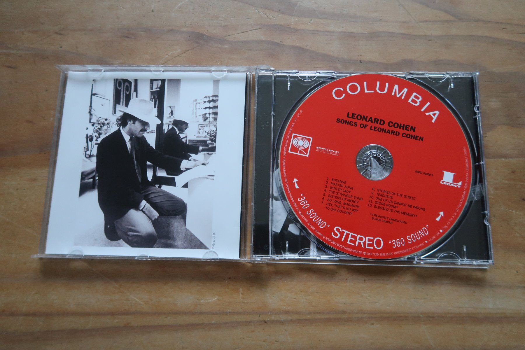 CD: LEONARD COHEN - SONGS OF - CD – Usato da Basel venduto da Patiscat 3