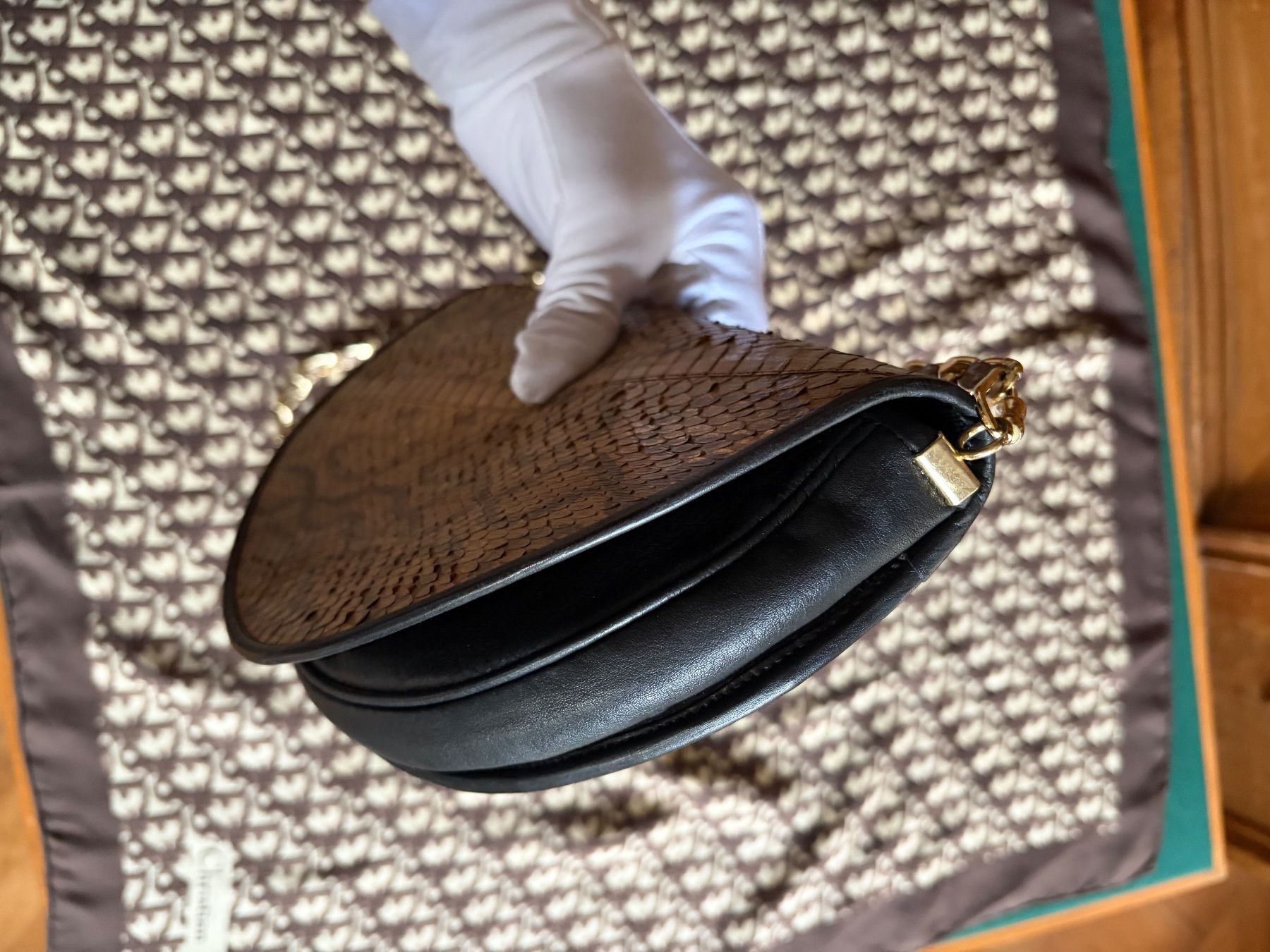 Taschen: Vintage JURA Handtasche 100 % Pythonleder  Zustand: perfekt – Gebraucht aus Interlaken von Bona55 8