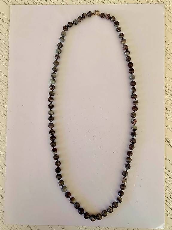 Ketten: Collier d'Agates du Botswana, apaisantes – Gebraucht aus Lausanne von mic_bq58 2
