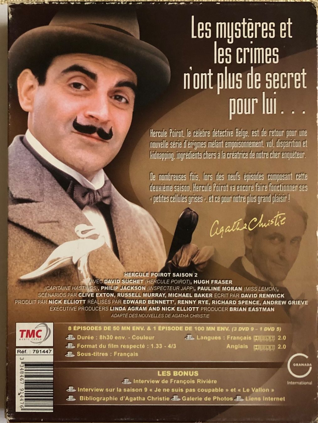 Alle DVDs: HERCULE POIROT (SAISON 2) – Gebraucht aus Poliez-Pittet von Newtown-Records 1