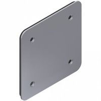 Nassdeckel QUOX 88×88mm Aluminium IP54
